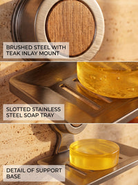 Modern Wood & Metal Wall-Mounted Soap Dish 🧼✨
